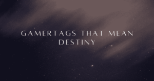 Read more about the article 250+ Fun and Creative Gamertags That Mean Destiny 2024 – AestheticNames